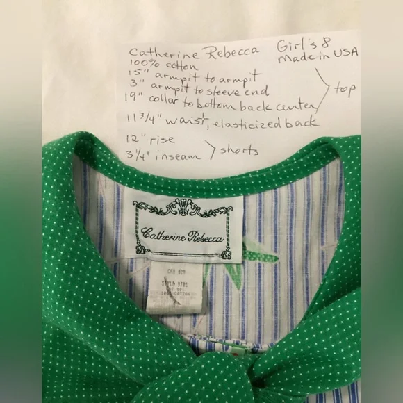 Catherine Rebecca vtg grasshopper short set - Picture 8 of 8